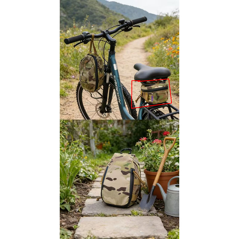Cycling Gear For Large Men - PEW tactical bike saddle bag, large-capacity