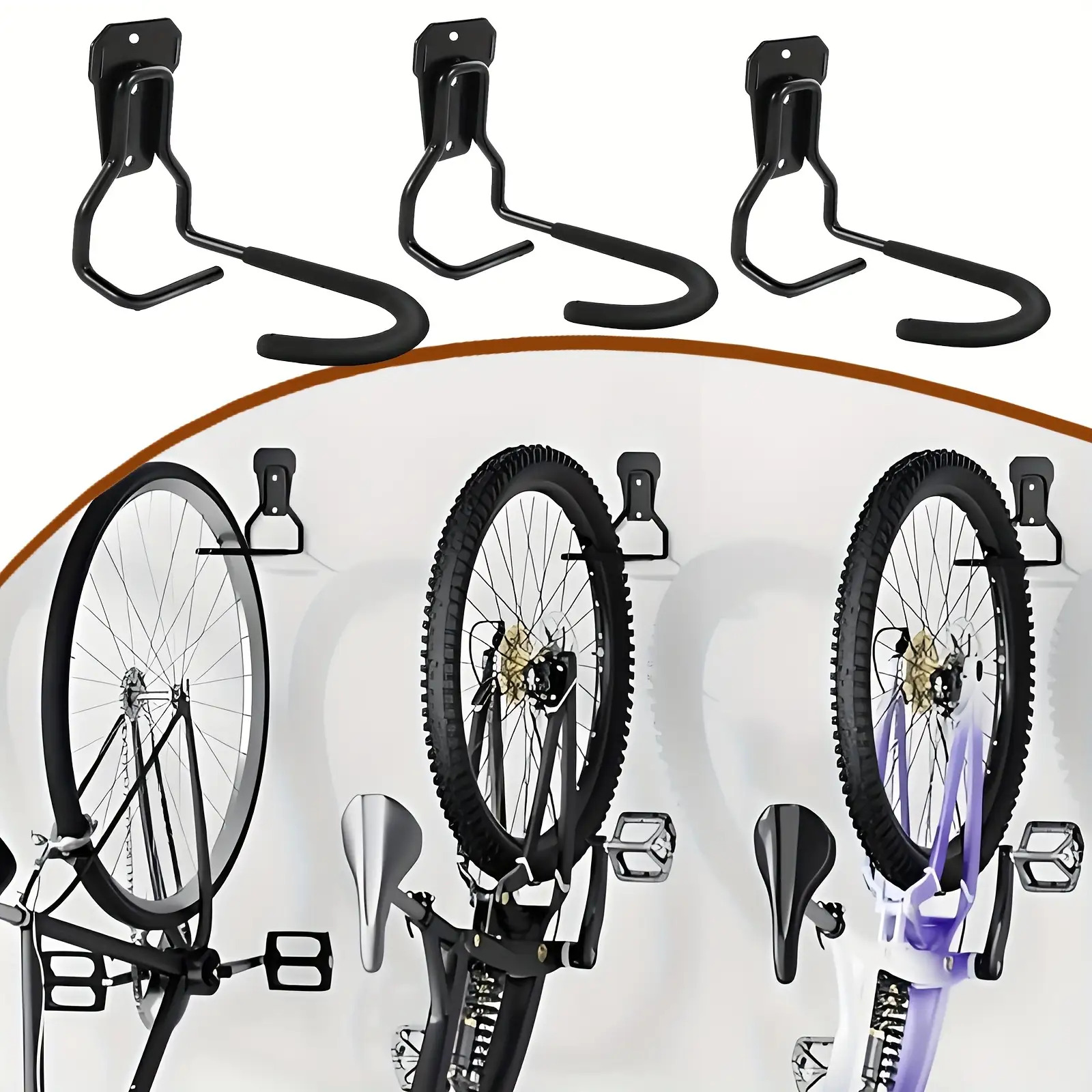 Bicycle Wall Mount Hook Adjust - Cycling Gear Wall Organizer 评论和价格