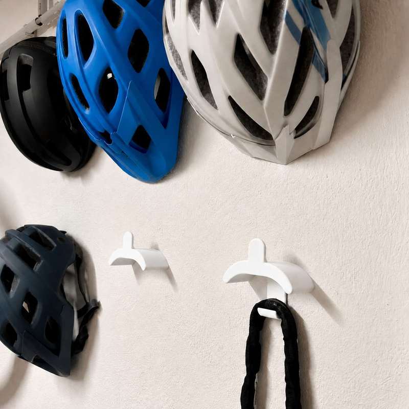 Wall Mount Bike Helmet Storage - Cycling Gear Wall Organizer 评论和价格