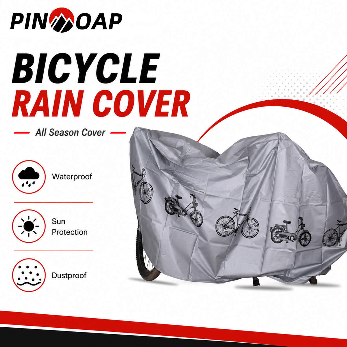 PINMOAP Universal Bicycle Rain - Cycling Gear Pack 评论和价格