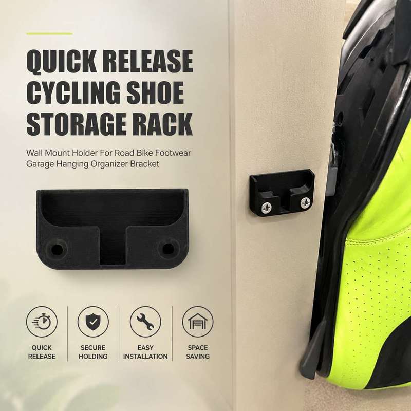 Quick Release Cycling Shoe Sto - Cycling Gear Wall Organizer 评论和价格