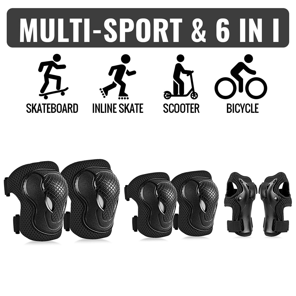 GOMOREON 6Pcs/Set Kids Safety  - Cycling Gear Kids 评论和价格