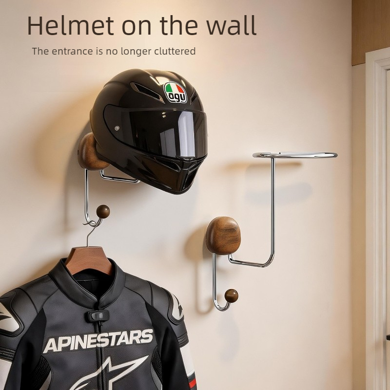 Wall Mount Helmet Storage Rack - Cycling Gear Wall Organizer 评论和价格