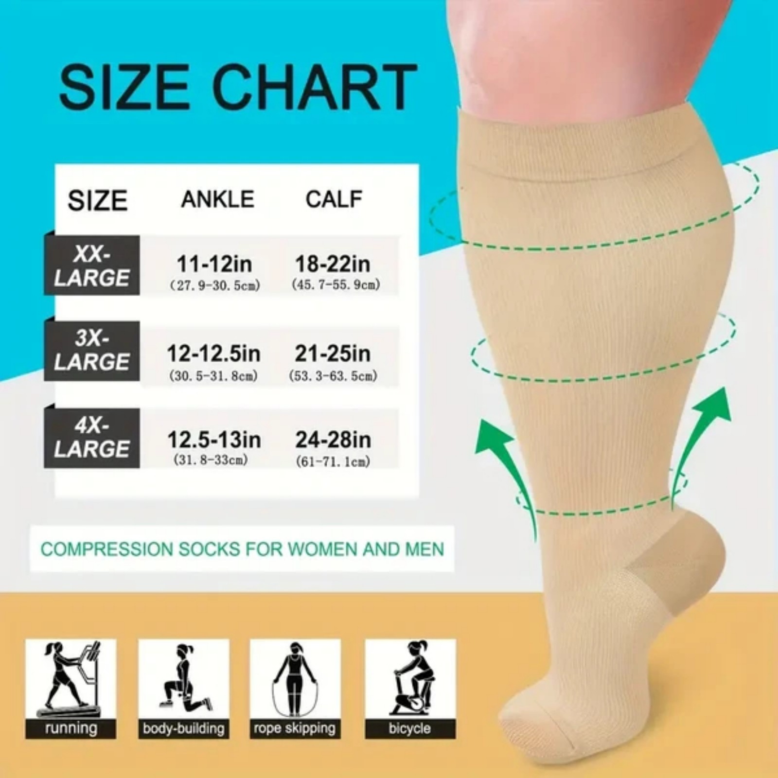 3 pairs of extra-large nylon c - Cycling Gear For Large Men 评论和价格