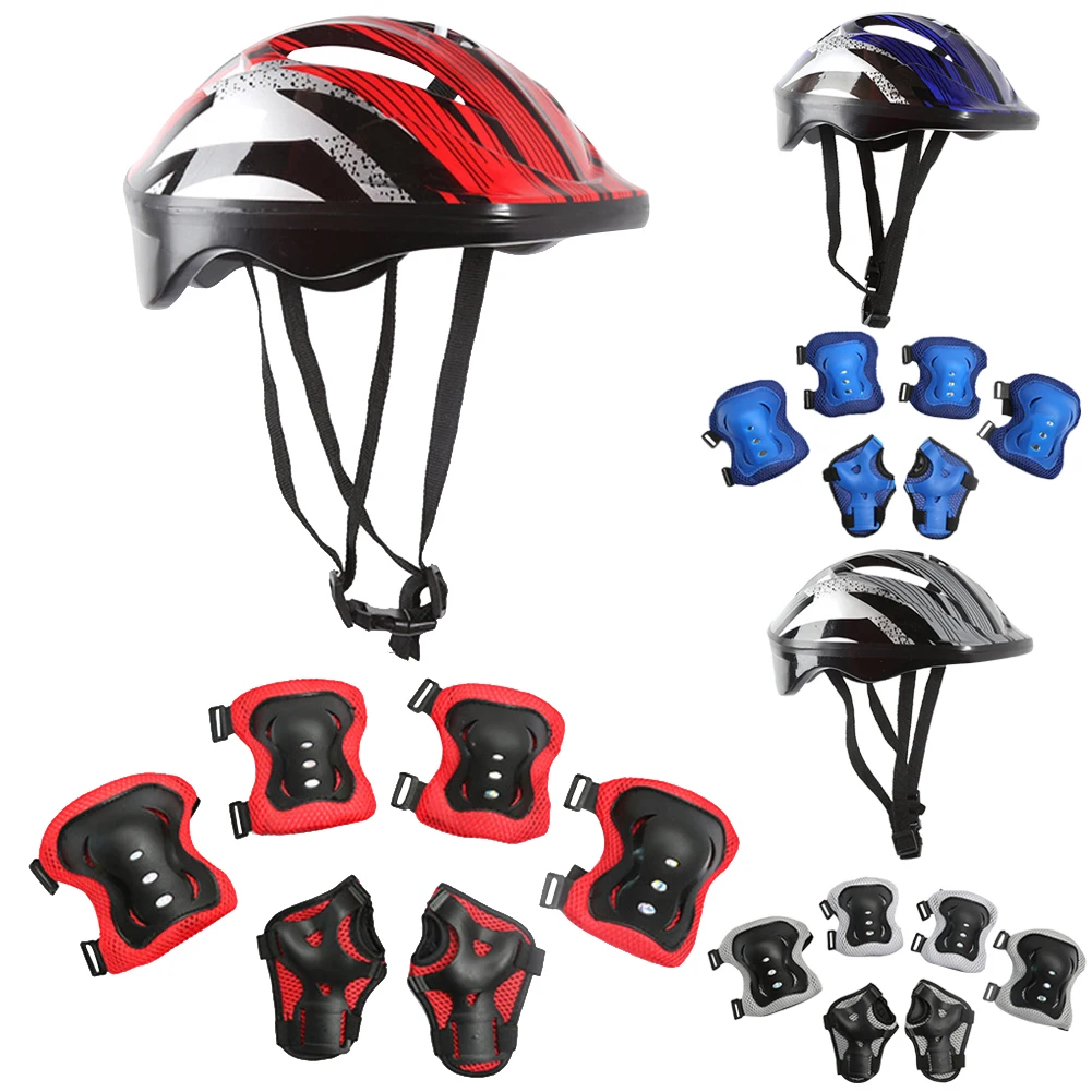 7Pcs Bicycle Sport Protective  - Cycling Gear Kids 评论和价格