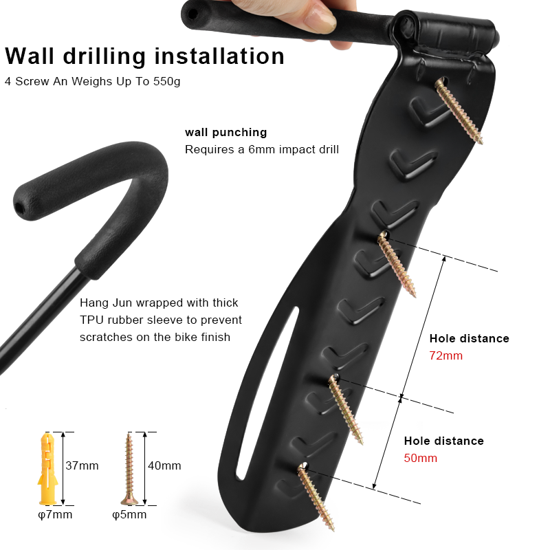 Bicycle Stand Wall Mount Bike  - Cycling Gear Wall Organizer 评论和价格