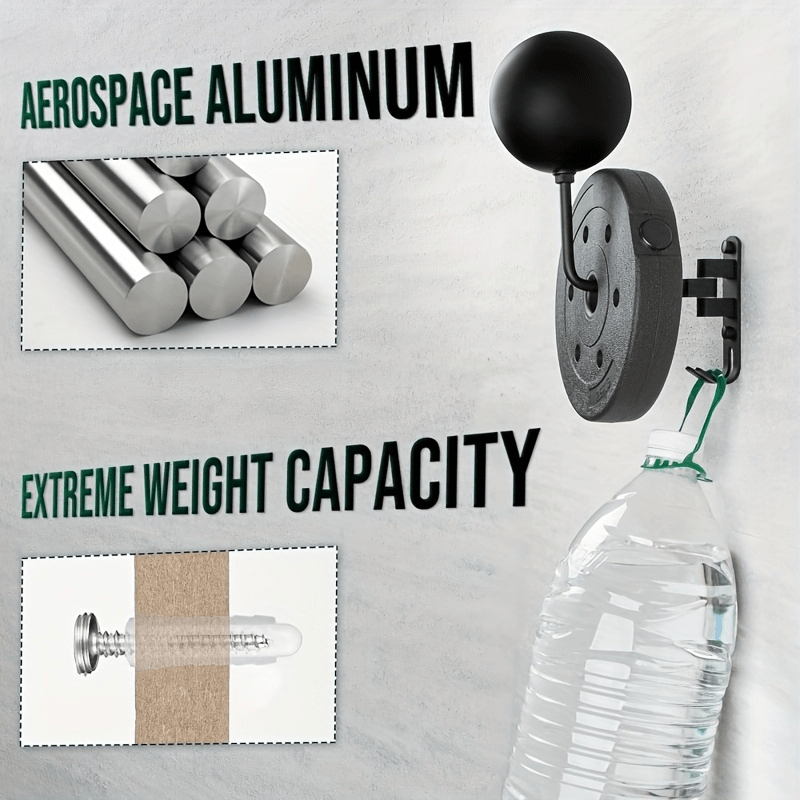 Premium Aluminum Alloy Stainle - Cycling Gear Wall Organizer 评论和价格