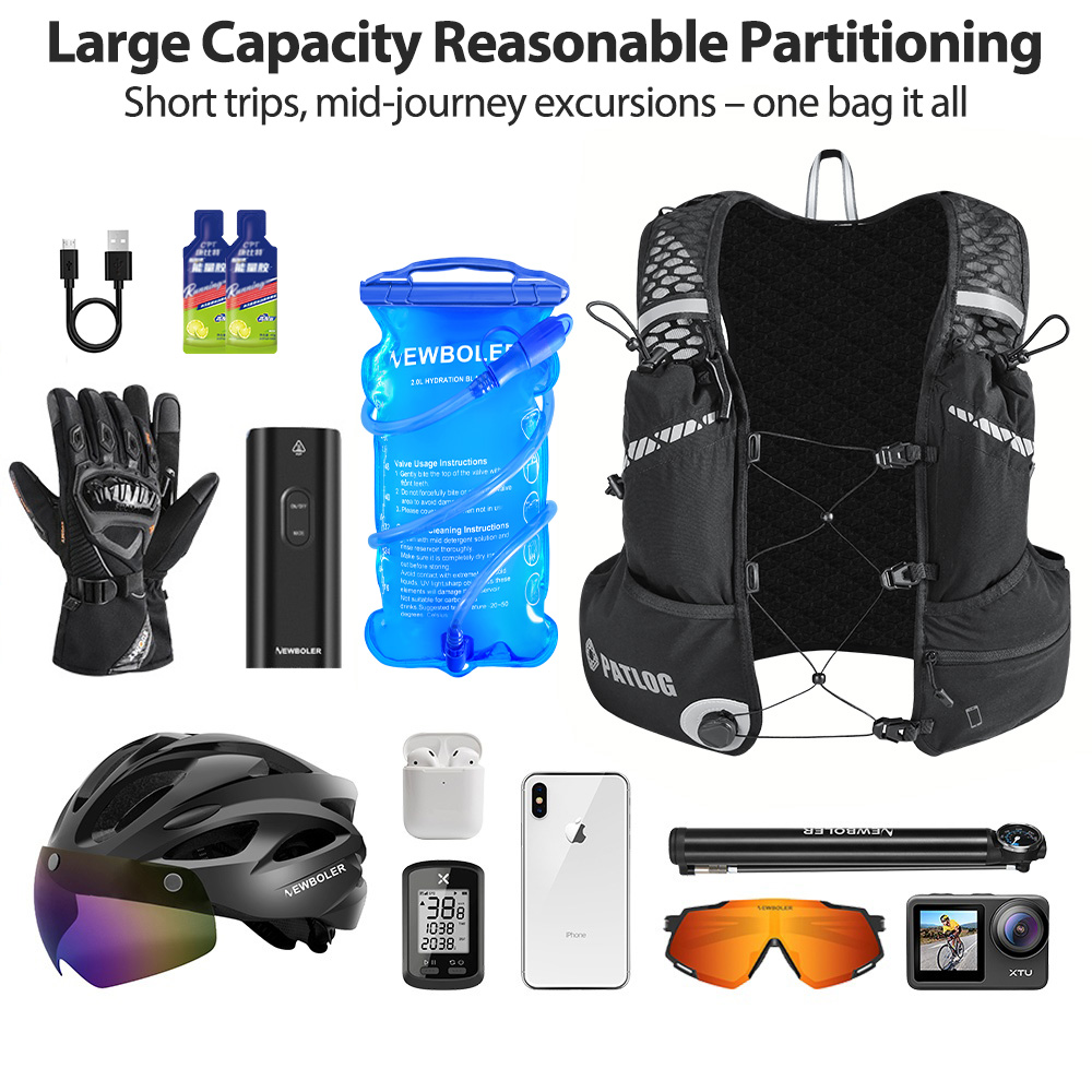 8L Breathable Hydration Vest P - Cycling Gear Pack 评论和价格